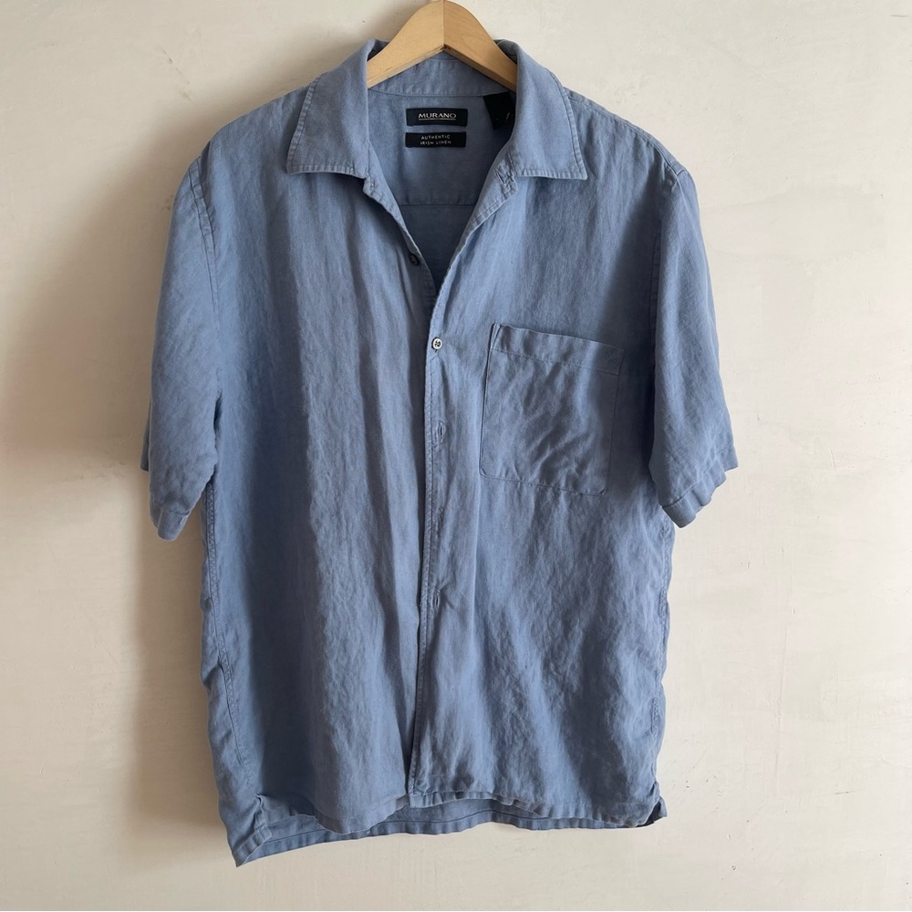 Murano linen shirt Medium Blue